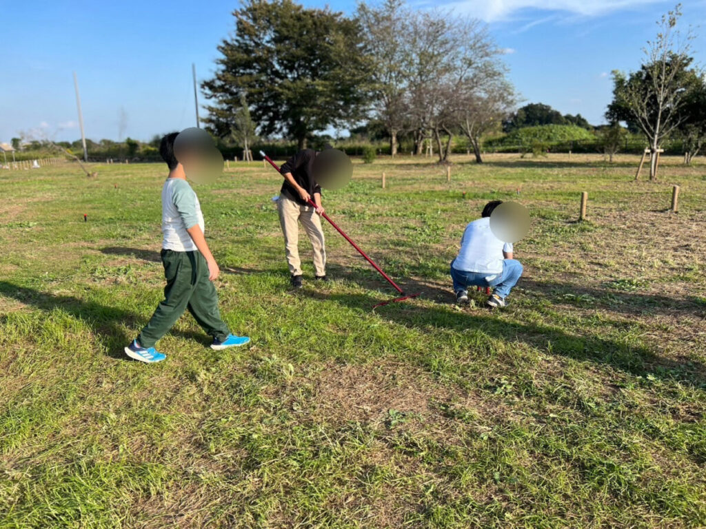 片付け中