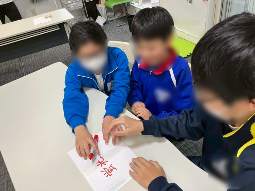 チーム決め中