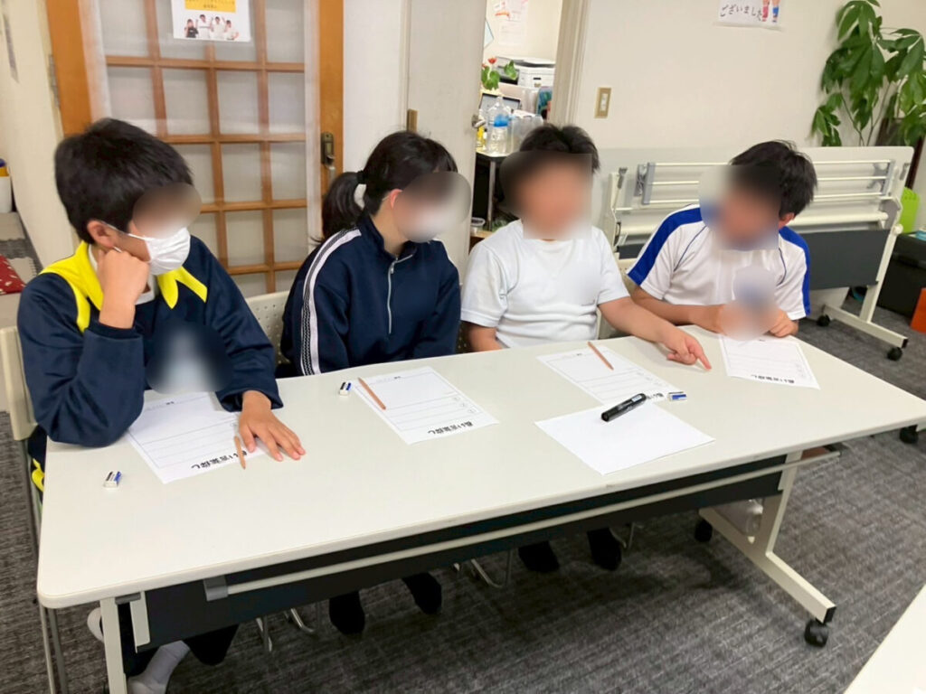 チーム決め中