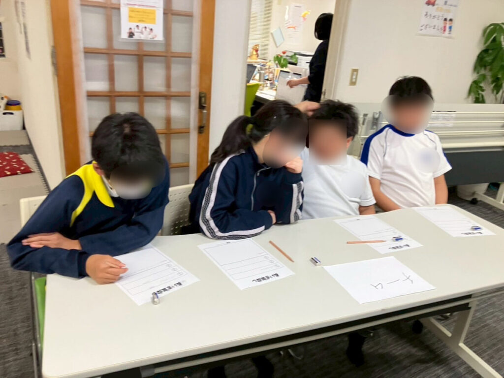 話し合い中