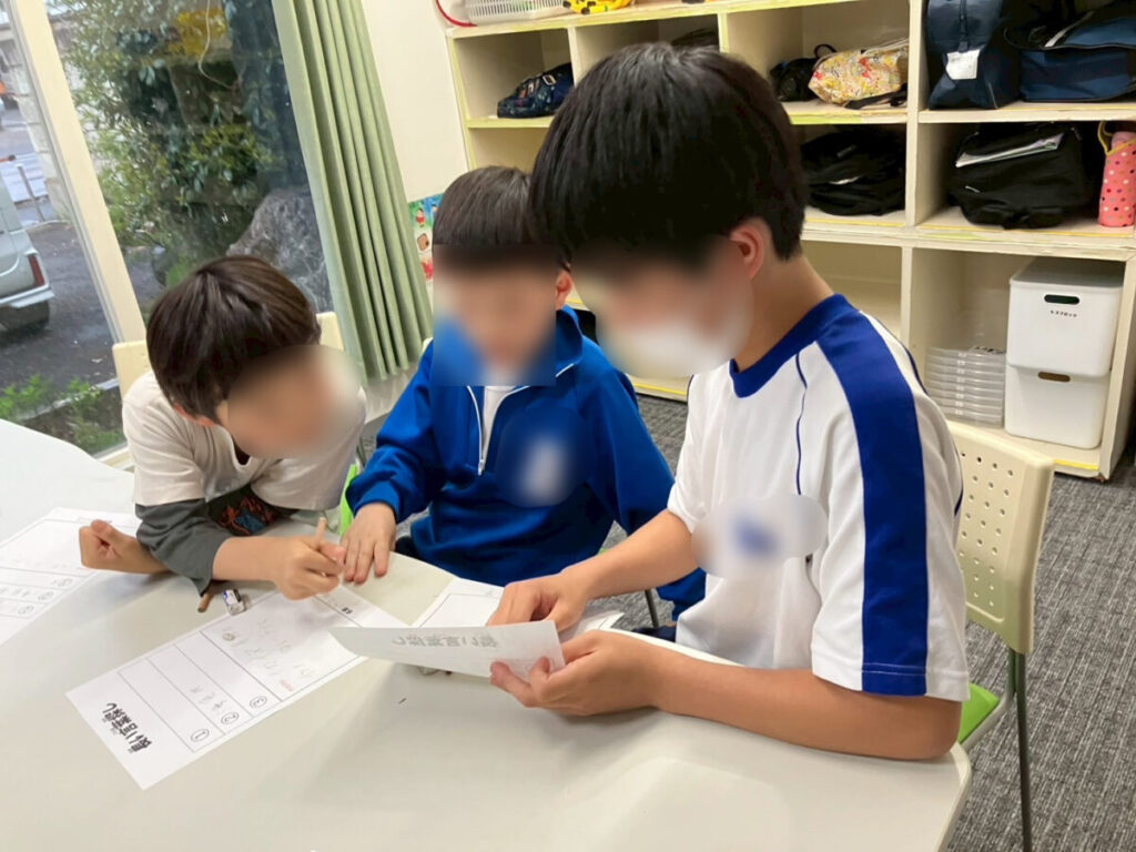 話し合い中