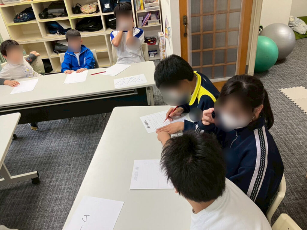 話し合い中