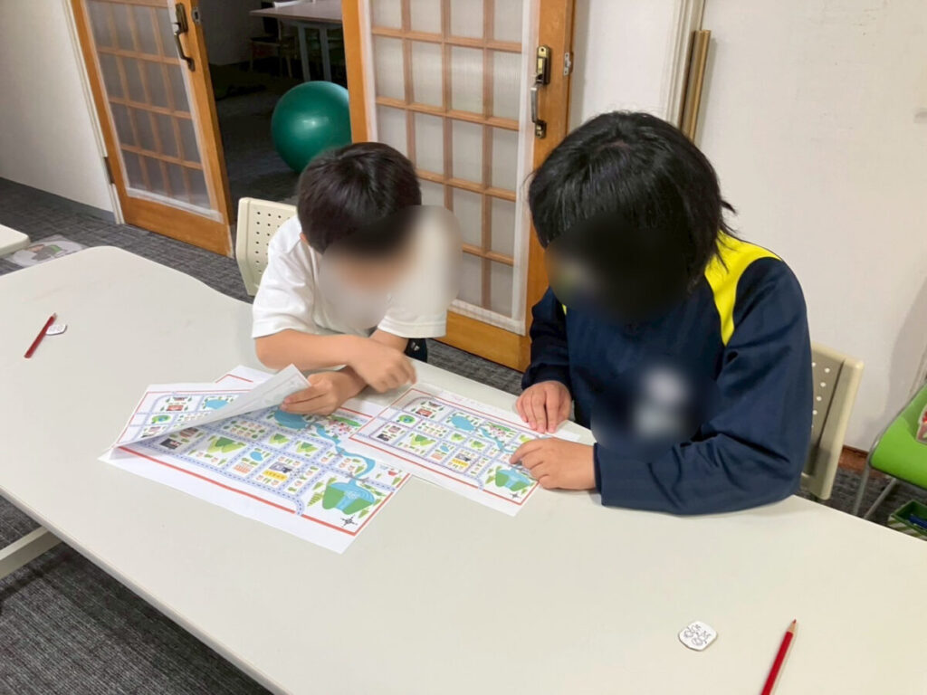 話し合い中