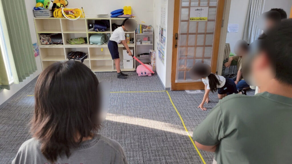 目隠しカービィ叩き