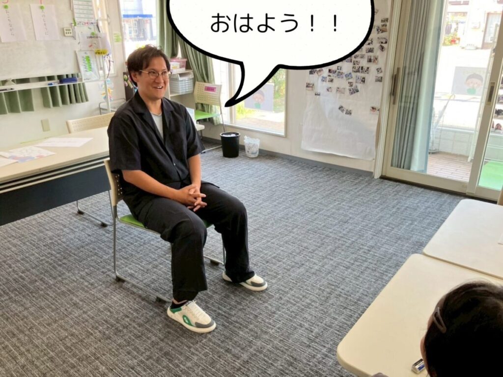 先生の実演