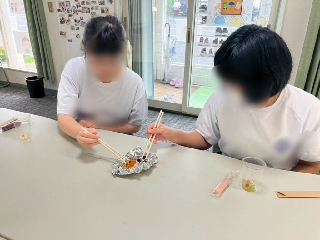 グミ掴み