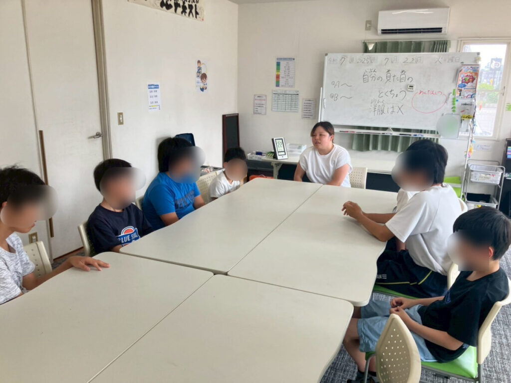 話し合い中